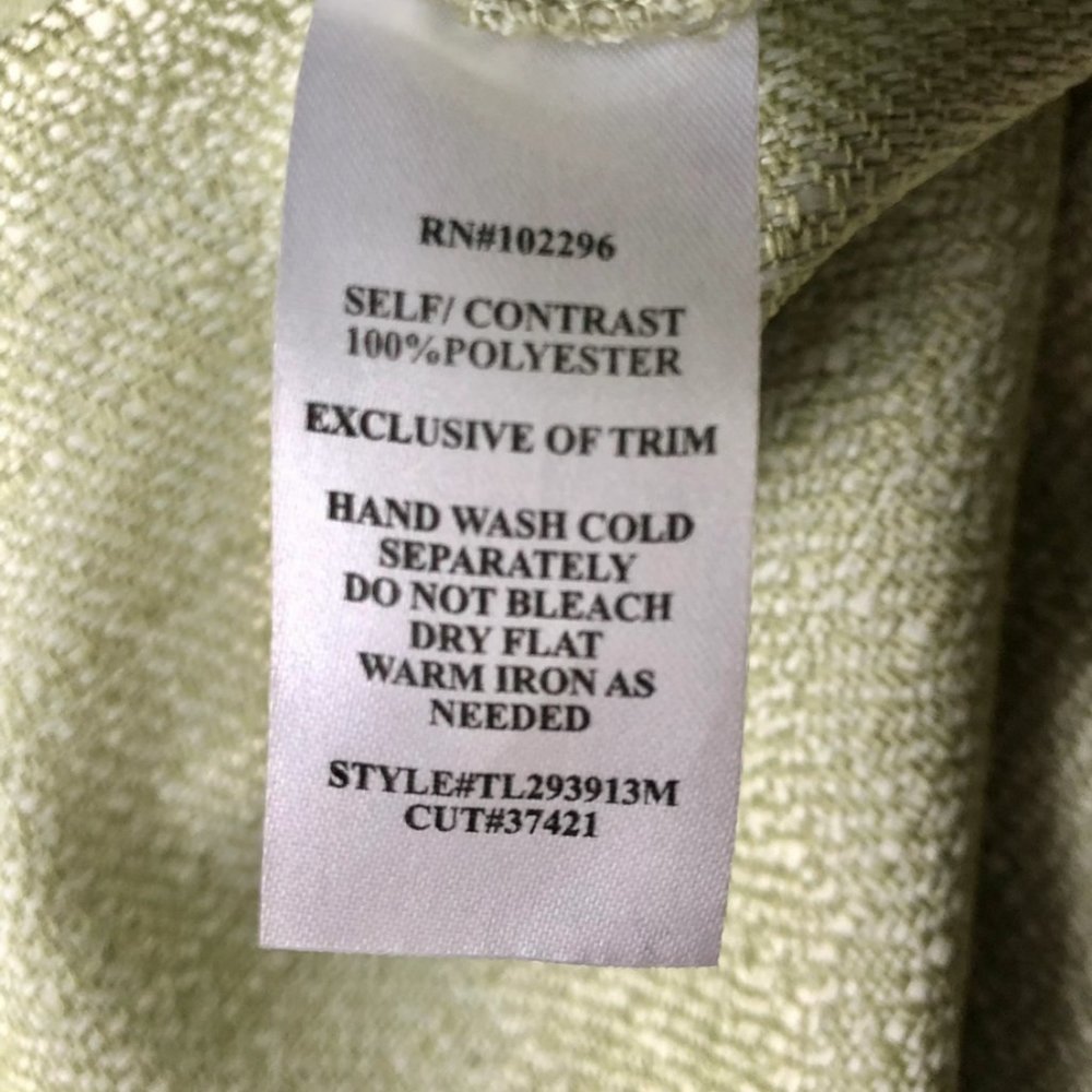 Connected Apparel, Light Green, Sleeveless, Sheath Dress, Size 6 - Picture 8 of 9